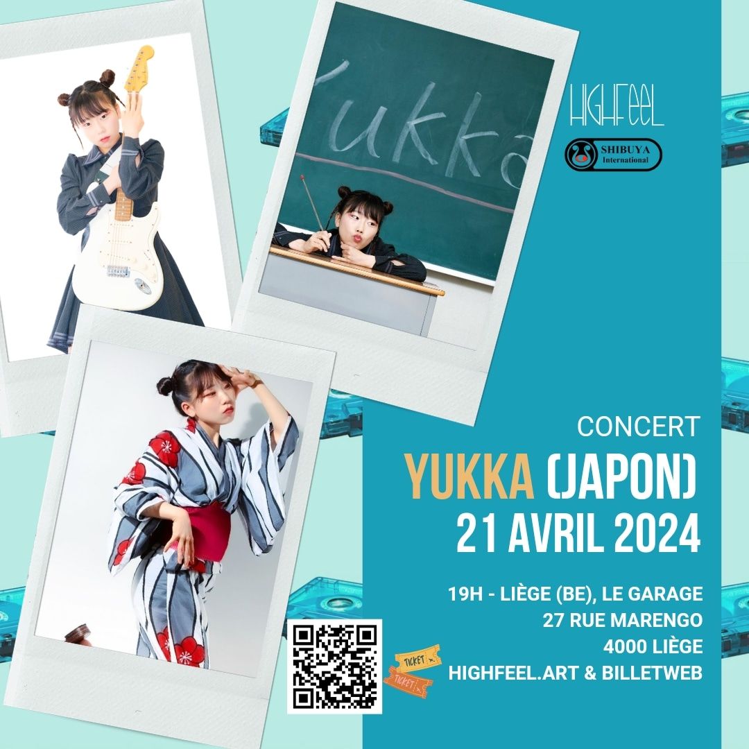 Yukka en concert à Liège le 21 avril